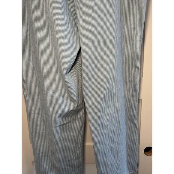 Universal Threads Relaxed Wide Leg Hickory Stripe Denim Pants Plus Size 17 Reg - Picture 10 of 13